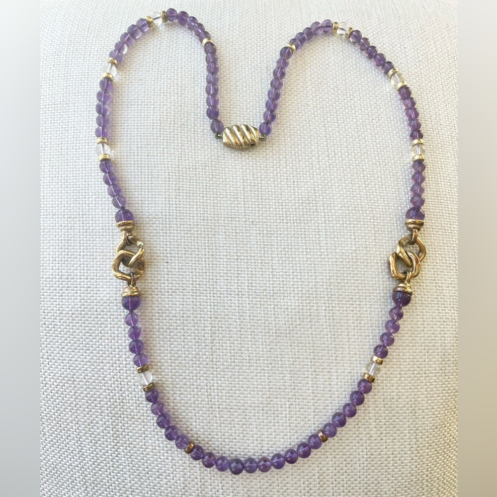 Kai-Yin Lo vintage sterling silver and semi-precious stone necklace